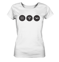 Welle - Dreizack - Möwe - Ladies Organic Basic Shirt