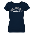 Hamburg Skyline - Ladies Organic Basic Shirt