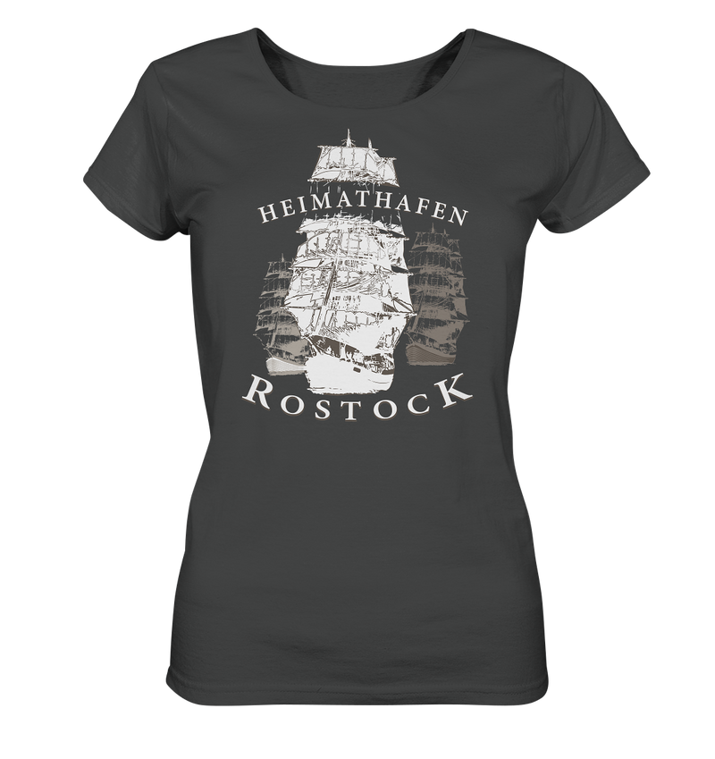 Segelschiff Rostock - Ladies Organic Basic Shirt