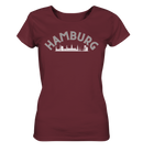 Hamburg Skyline - Ladies Organic Basic Shirt