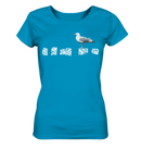 Möwe auf Buhne - Ladies Organic Shirt