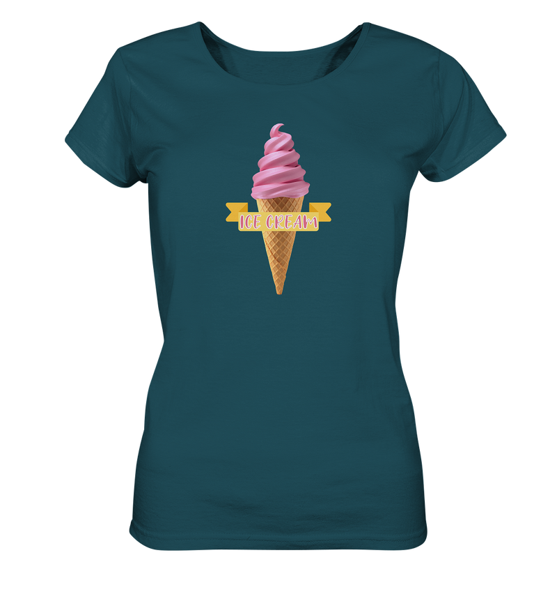 Ice Cream - Ladies Organic Shirt
