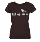 Möwe auf Buhne - Ladies Organic Shirt