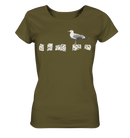 Möwe auf Buhne - Ladies Organic Shirt