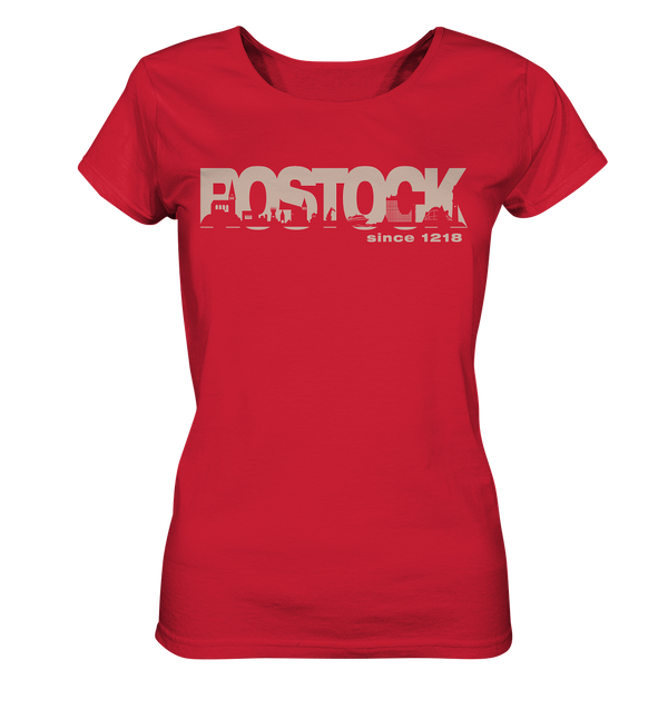 Rostock Skyline - Ladies Organic Shirt