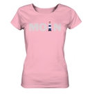 Moin Leuchtturm blau - Ladies Organic Shirt