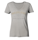 MEERLIEBE - Ladies Organic V-Neck Shirt
