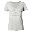 MEERLIEBE - Ladies Organic V-Neck Shirt