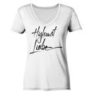 Highmatliebe - Ladies Organic V-Neck Shirt