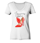 I love Highheels - Ladies Organic V-Neck Shirt