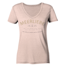 MEERLIEBE - Ladies Organic V-Neck Shirt