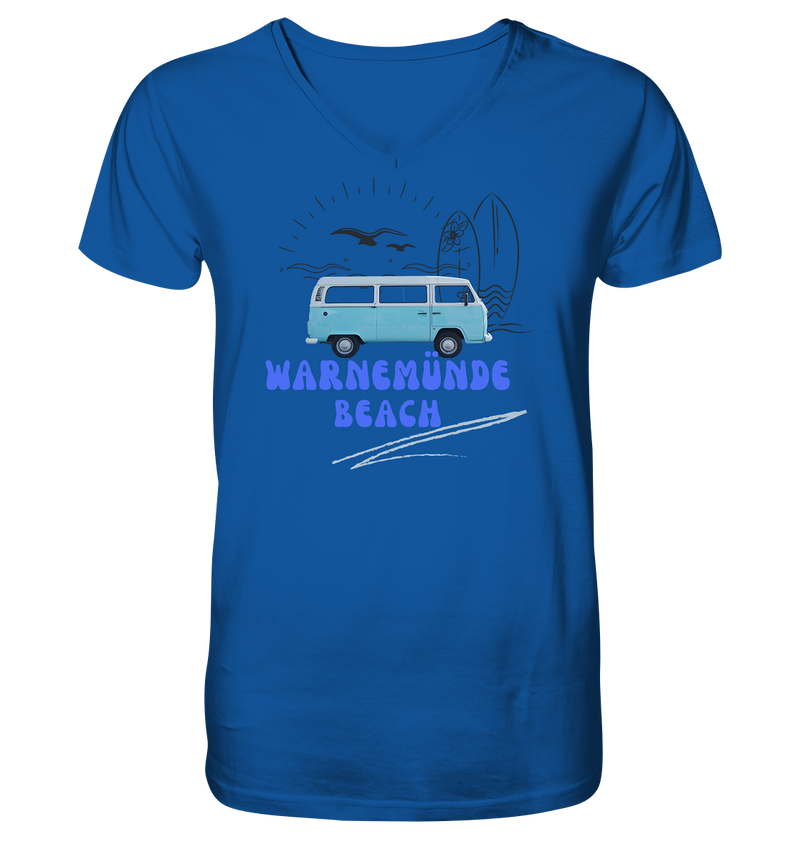 Warnemünde Beach 2 - Mens Organic V-Neck Shirt