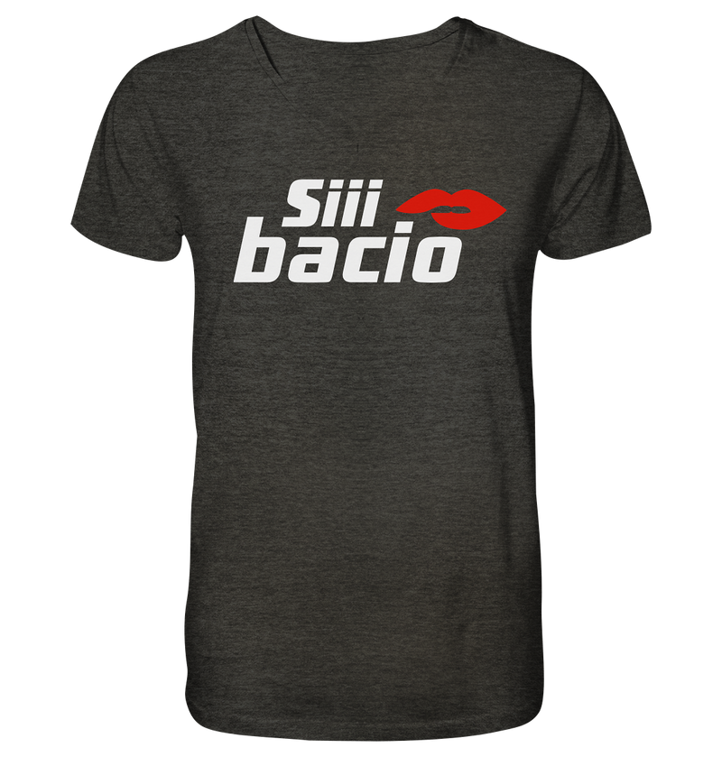 Siii Bacio - Mens Organic V-Neck Shirt