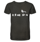 Möwe auf Buhne - Mens Organic V-Neck Shirt