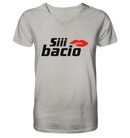 bacio by Afu - Mens Organic V-Neck Shirt