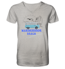 Warnemünde Beach 2 - Mens Organic V-Neck Shirt