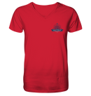 Windrose klein - Mens Organic V-Neck Shirt