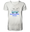 Warnemünde Beach 2 - Mens Organic V-Neck Shirt