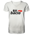 bacio by Afu - Mens Organic V-Neck Shirt