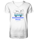Warnemünde Beach 2 - Mens Organic V-Neck Shirt