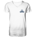 Windrose klein - Mens Organic V-Neck Shirt
