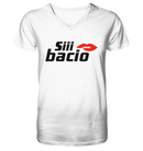 bacio by Afu - Mens Organic V-Neck Shirt