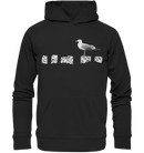 Möwe auf Buhne - Organic Basic Hoodie