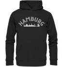 Hamburg Skyline - Organic Basic Hoodie