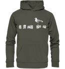 Möwe auf Buhne - Organic Basic Hoodie