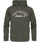 Hamburg Skyline - Organic Basic Hoodie
