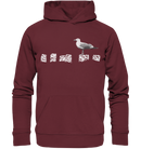 Möwe auf Buhne - Organic Basic Hoodie