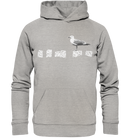 Möwe auf Buhne - Organic Basic Hoodie