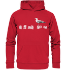 Möwe auf Buhne - Organic Basic Hoodie