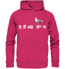 Möwe auf Buhne - Organic Basic Hoodie