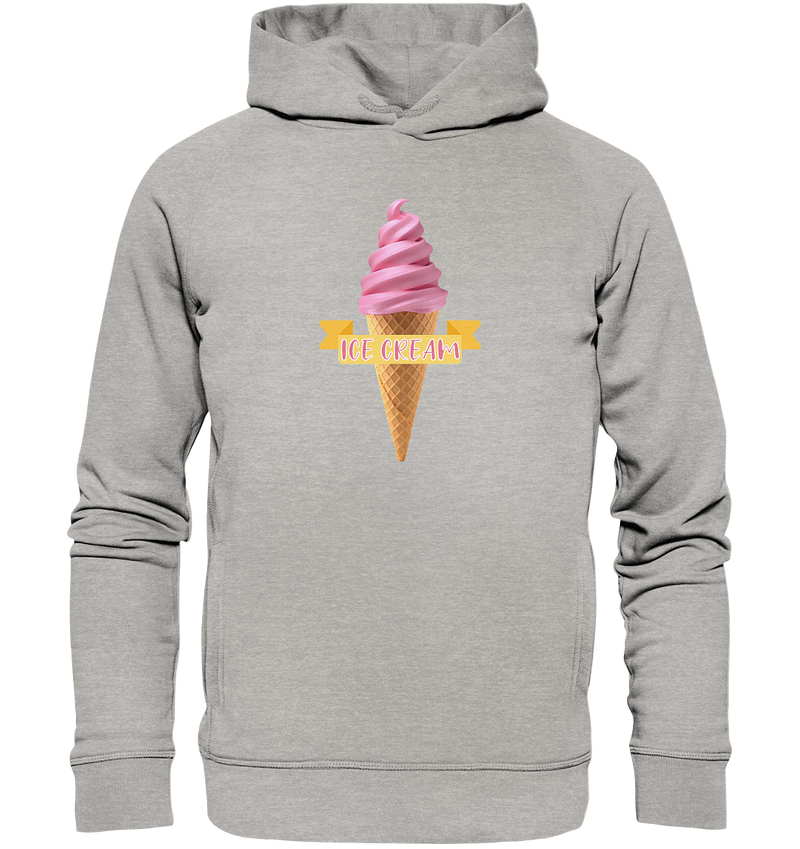 Ice Cream - Organic Fashion Hoodie