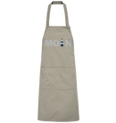 Moin Leuchtturm blau - Organic Grillschürze