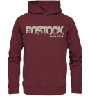Rostock Skyline - Organic Hoodie