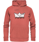 Papierschiff - Organic Hoodie