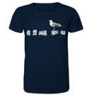Möwe auf Buhne - Organic Shirt