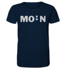 Moin Leuchtturm blau - Organic Shirt