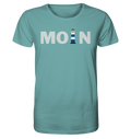 Moin Leuchtturm blau - Organic Shirt