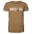 Moin Leuchtturm blau - Organic Shirt