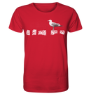 Möwe auf Buhne - Organic Shirt