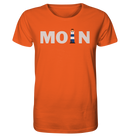 Moin Leuchtturm blau - Organic Shirt
