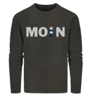 Moin Leuchtturm blau - Organic Sweatshirt