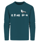 Möwe auf Buhne - Organic Sweatshirt