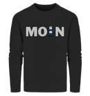 Moin Leuchtturm blau - Organic Sweatshirt