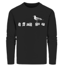 Möwe auf Buhne - Organic Sweatshirt