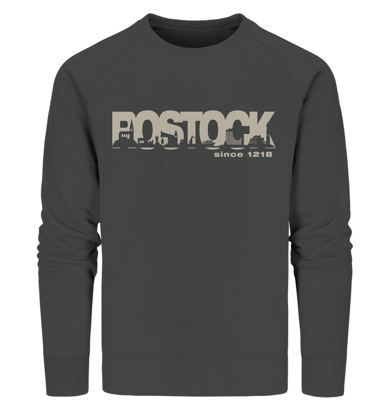 Rostock Skyline - Organic Sweatshirt