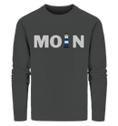 Moin Leuchtturm blau - Organic Sweatshirt